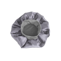 4pcs Solid Color Women Satin Sleeping Cap Wrap Hair Bonnet Elastic Headwear