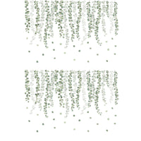 Self-adhesive Removable Green Leaves Plant Wall Sticker Home Decor