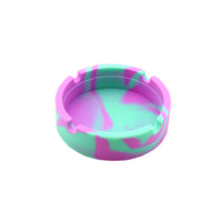 High Temperature Heat Resistant Silicone Round Camouflage Ashtray