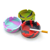 High Temperature Heat Resistant Silicone Round Camouflage Ashtray