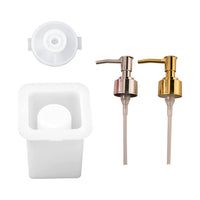 DIY Resin Casting Mold Perfume Bottle Silicone Mold with Dispenser Pump