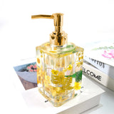 DIY Resin Casting Mold Perfume Bottle Silicone Mold with Dispenser Pump