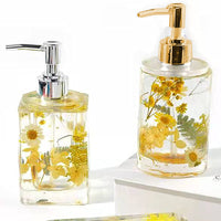 DIY Resin Casting Mold Perfume Bottle Silicone Mold with Dispenser Pump