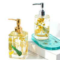 DIY Resin Casting Mold Perfume Bottle Silicone Mold with Dispenser Pump