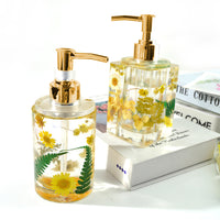 DIY Resin Casting Mold Perfume Bottle Silicone Mold with Dispenser Pump
