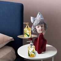 DIY Resin Casting Mold Perfume Bottle Silicone Mold with Dispenser Pump