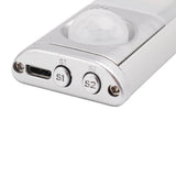 2Pcs Rechargeable LED Motion Sensor Night Light Closet Cabinet Light Stair Lamp