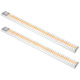 2Pcs Rechargeable LED Motion Sensor Night Light Closet Cabinet Light Stair Lamp