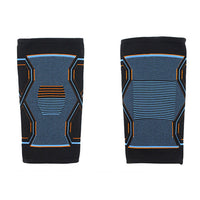 1 Pair of Knitted Knee Support Sleeve Leg Brace for Gym Sports Running-L