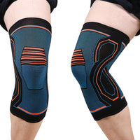 1 Pair of Knitted Knee Support Sleeve Leg Brace for Gym Sports Running-L