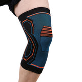 1 Pair of Knitted Knee Support Sleeve Leg Brace for Gym Sports Running-L