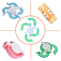4 Size Pompom Maker Fluff Ball Maker Kit Weaver Needle Knitting Wool Tool