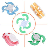 4 Size Pompom Maker Fluff Ball Maker Kit Weaver Needle Knitting Wool Tool