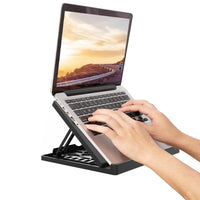 Ergonomic Laptop Stand Notebook Tablet Holder Black