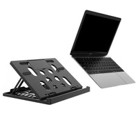 Ergonomic Laptop Stand Notebook Tablet Holder Black