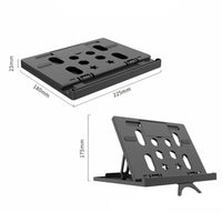 Ergonomic Laptop Stand Notebook Tablet Holder Black