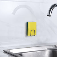 Self-Adhesive Stainless Steel Sink Sponge Holder Soap Hook Sink Rack