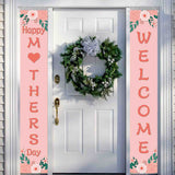 Outdoor Banner Hanging Sign Flag Holiday Hanging Flags Wall Decor