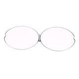 2X Portable Compact Double-Sided Mirror Mini Stainless Steel Makeup Mirror Round