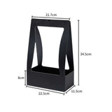 Water-Resistant Paper Flower Basket Gift Bags Flower Bouquet Packaging Bag with Handle