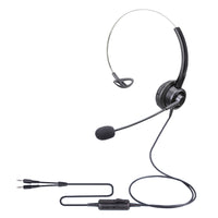 Adjustable Corded Computer Headset with Microphone Zoom Home Office Online Class