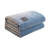 Reversible Fleece Throw Blanket Bed Throws Blanket Lightweight Fleece Blanket Blue