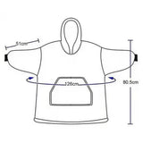 FancyGrab Kid Luminous Hoodie Blanket Hooded Glow In Dark Oversized Wearable Throw Blanket