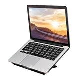 Ergonomic Laptop Stand Notebook Tablet Holder Adjustable Angle Black