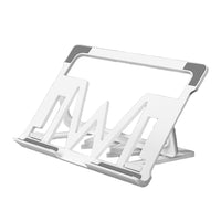 Ergonomic Laptop Stand Notebook Tablet Holder Adjustable Angle White
