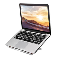 Ergonomic Laptop Stand Notebook Tablet Holder Adjustable Angle White