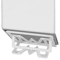 Ergonomic Laptop Stand Notebook Tablet Holder Adjustable Angle White