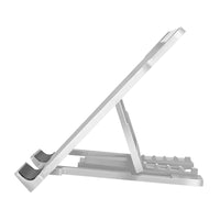 Ergonomic Laptop Stand Notebook Tablet Holder Adjustable Angle White