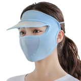 Cool Feel Balaclava Full Face Mask with Ear Loops Hat Brim