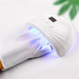 Two Pairs of Anti UV Gloves UV Shield Gloves Fingerless Manicure Nail Tool