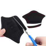 4 Pairs of Heel Pads Heel Liners Inserts Grips Heel Protectors Cushions Black