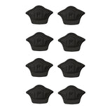 4 Pairs of Heel Pads Heel Liners Inserts Grips Heel Protectors Cushions Black