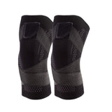 1 Pair Multi-Sport Universal Black Knee Pads For Men and Women Fits 80-90kg