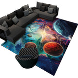 Planet Printed Rug Floor Carpet Floor Mat Bedroom Decor Home Decoration 100 x 160cm -Style 2