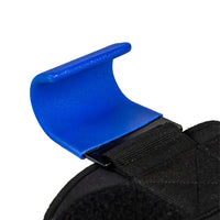 A Pair of Blue Weight Lifting Hooks Hand Grip Support Wrist Straps for Men and Women