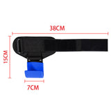 A Pair of Blue Weight Lifting Hooks Hand Grip Support Wrist Straps for Men and Women