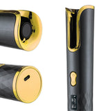 Wireless Automatic Portable Hair Curler for Hair Styling Black