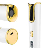 Wireless Automatic Portable Hair Curler for Hair Styling White