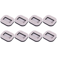 10Pcs Anti Running Felt Caster Cups Pulley Chair Mat Furniture Wheels Pads Square