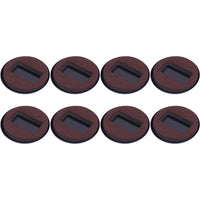 10Pcs Anti Running Felt Caster Cups Pulley Chair Mat Furniture Wheels Pads Round