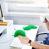 2Pcs 3D Printed Articulated Sensory Caterpillar Toys for Children Student Office Worker Home Decor