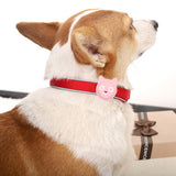 Silicone Tracker Protective Case for Pet Collar Compatible with Apple Airtag Pink