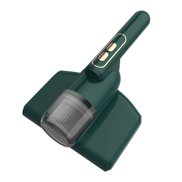 Handheld Vacuum Cleaner Wireless Dust Mite Removal Instrument Bed Mattress Cleaner-Green