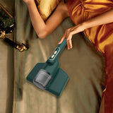 Handheld Vacuum Cleaner Wireless Dust Mite Removal Instrument Bed Mattress Cleaner-Green