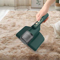 Handheld Vacuum Cleaner Wireless Dust Mite Removal Instrument Bed Mattress Cleaner-Green