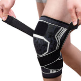 FancyGrab Gym Knee Pads Sport Knee Sleeve Knee Support Brace Grey